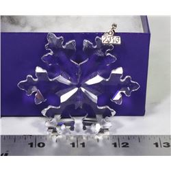 2016 SWAROVSKI CRYSTAL CHRISTMAS ORNAMENT