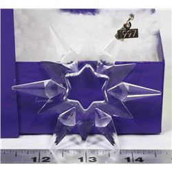 1997 SWAROVSKI CRYSTAL CHRISTMAS ORNAMENT