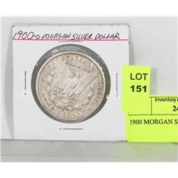 1900 MORGAN SILVER DOLLAR