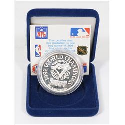 1992 WORLD CHAMPIONS BLUE JAYS .999 ONE TROY