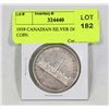 Image 1 : 1939 CANADIAN SILVER DOLLAR COIN.