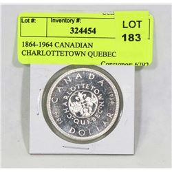 1864-1964 CANADIAN CHARLOTTETOWN QUEBEC SILVER