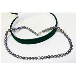 STERLING SILVER FRESHWATER PEARL NECKLACE