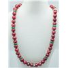 Image 1 : STERLING SILVER FRESHWATER PEARL CZ NECKLACE