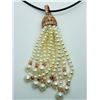 Image 2 : STERLING SILVER FRESHWATER PEARL PENDANT NECKLACE