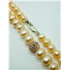 Image 2 : ST. SILVER FRESHWATER PEARL W/CRYSTAL NECKLACE