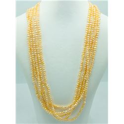 STERLING SILVER FRESHWATER PEARL NECKLACE