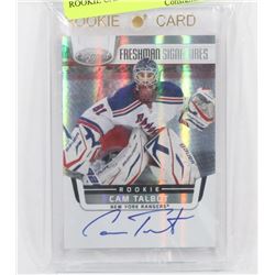 2011 CAM TALBOT AUTOGRAPHED ROOKIE CARD