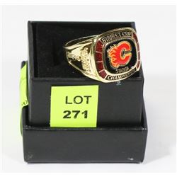 1999 CALGARY FLAMES STANLEY CUP REPLICA RING