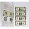 Image 1 : UNCUT SHEET OF 4 UNCIRCULATED AMERICAN