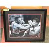 Image 1 : MIKE TYSON VS ROCKY  SIGNED, FRAMED PHOTO
