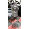 Image 1 : ORNATE COPPER BIRDCAGE AND STAND