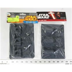 2 NEW STAR WARS FOOD GRADE SILICONE ICE CUBE