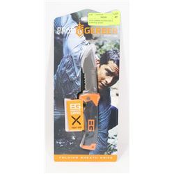 NEW GERBER FOLDING SHEATH SURVIVAL KNIFE