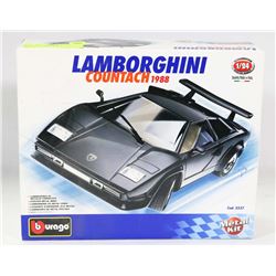 BURAGO LAMBORGHINI COUNTACH 1988 MODEL-METAL
