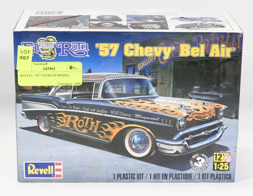 REVELL 1957 ED ROTH CHEVY BELAIR MODEL