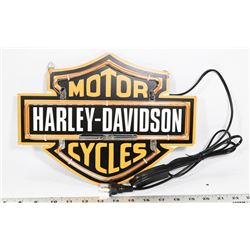 HARLEY DAVIDSON LIGHTED SIGN