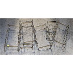 LOT OF ASSORTED METAL WINE RACKS