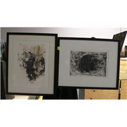 PAIR OF FRAMED ART PICTURES