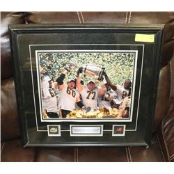 EDMONTON ESKIMOS 93 GREY CUP FRAMED CFL PICTURE