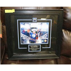 TAYLOR HALL PROFESSIONAL FRAMED, SIGNED WITH COA