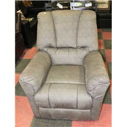 GREY FABRIC RECLINING CHAIR