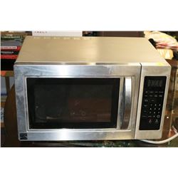UNUSED STAINLESS KENMORE MICROWAVE - NO BOX.