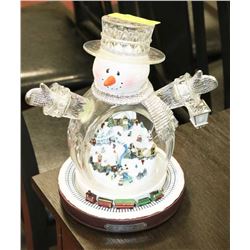 THOMAS KINCADE GLASS ANIMATED FROSTY THE SNOWMAN