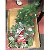 Image 1 : CHRISTMAS WREATH AND 24" TREE