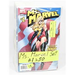 MS MARVEL COMPLETE SET #1-50