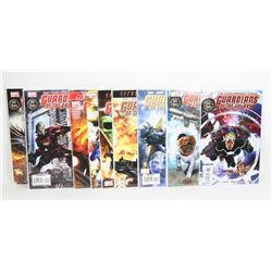 LOT OF 9 COLLECTORS GUARDIANS OF THE GALAXY COMICS