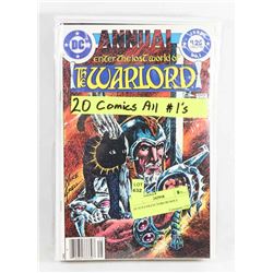 LOT OF 20 #1 COLLECTOR COMICS