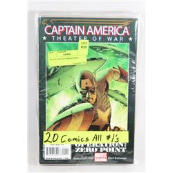 LOT OF 20 #1 COLLECTOR COMICS