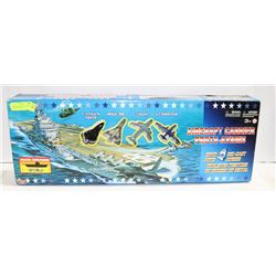 NEW IN BOX  AIRCRAFT CARRIER, INCLUDES 4 DIE CAST