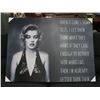 Image 1 : MARILYN MONROE EXPRESSING HER THOUGHTS CANVAS