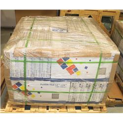 PALLET OF LIGHT GREY 12X24 TILE 672 SQ FT PER