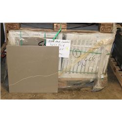 1) 24"X24" MATTE CERAMIC TILE EV01FA F516 DYE LOT