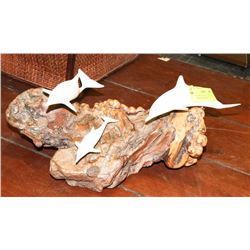 HAND MADE DOLPHIN ORNAMENT DONE BY JOHN PERRY