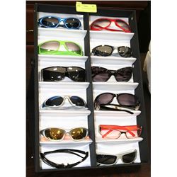 DISPLAY OF DESIGNER SUNGLASSES
