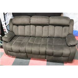 SAGE FABRIC RECLINING 80" SOFA