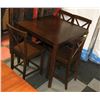 Image 1 : KITCHEN TABLE WITH 4 CHAIRS.