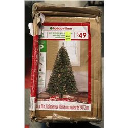 42" DIAMETER X 6.5FT PRELIT COLORADO PINE WITH