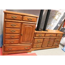 VINTAGE CHEST OF DRAWERS SOLD WITH DRESSER
