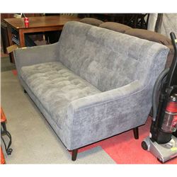 GREY FABRIC SOFA 80" - AS IS