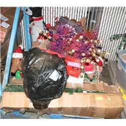 PALLET OF CHRISTMAS AND DECOR