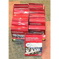 FLAT OF ALL-PURPOSE LIGHT CLIPS