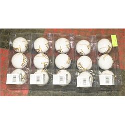 5 PACKAGE OF FALALA CHRISTMAS BULBS