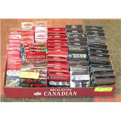 FLAT OF CHRISTMAS TREE ACCESSORIES