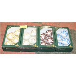4 BOXES OF KREBS CHRISTMAS BULBS
