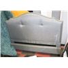 Image 1 : SHOWHOME QUEEN SIZE GREY FABRIC BEDFRAME
